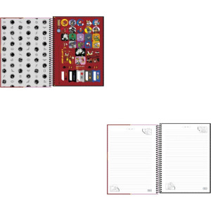 Caderno 01x1 Capa Dura Sonic Dc 80fls-124913-44968