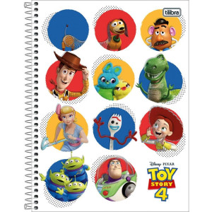Caderno 01x1 Capa Dura Toy Story 80fls.-081216-65699