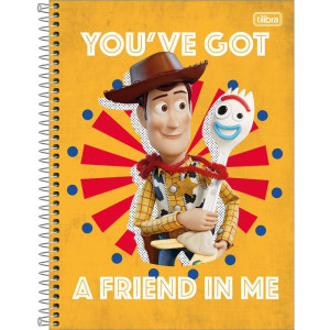 Caderno 01x1 Capa Dura Toy Story 80fls.-081216-98372