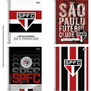 Caderno 10x1 Capa Dura Sao Paulo 160fls-124917-70407