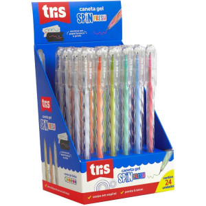 Caneta Gel Tris Spin Fresh 0.6mm 6 Cores-124872-91979