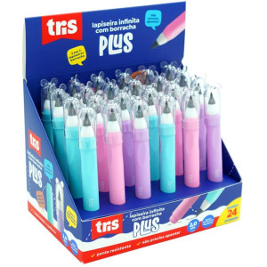 Lapiseira 2.0mm Tris Plus C/borracha 3 Cores-124862-79287