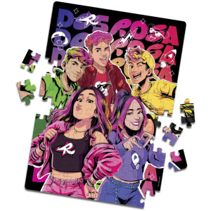 Quebra-cabeca Cartonado Dos Rosa Puzzle Play 100 Pecas