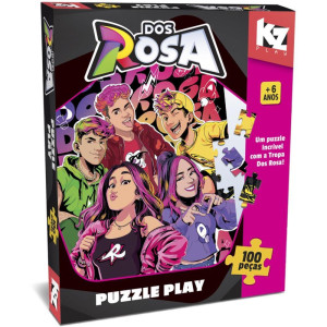 Quebra-cabeca Cartonado Dos Rosa Puzzle Play 100 Pecas-124896-98394