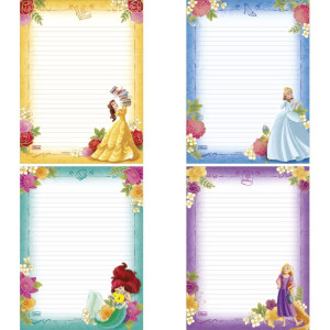 Bloco Papel De Carta Princesas 50fls 63g 177x240mm-124905-55888