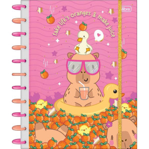 Caderno 10x1 Capa Dura Capyclub 160fls 90g Tilidisco