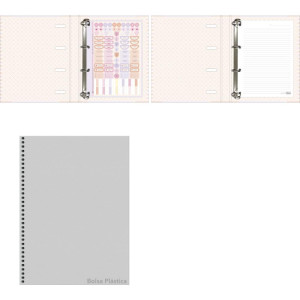 Fichario Cartonado Soho 48fls C/elastico-124936-63324