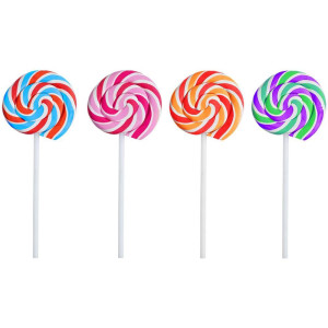 Borracha Decorada Tris Holic Pirulito 4 Modelos-125857-15236