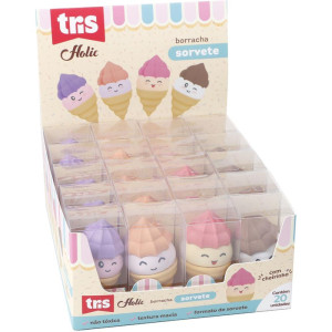 Borracha Decorada Tris Holic Sorvete 4 Modelos-125859-54169