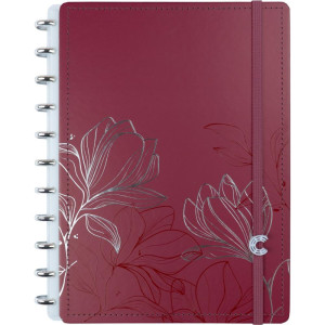 Caderno Inteligente Grande Bruna Tavares Cherry 80fls