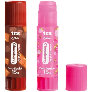 Cola Em Bastao Tris Holic Chocoberry 15g.