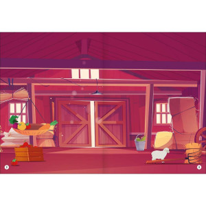 Livro Com Adesivos Cenario Magico Fazenda 16pgs-124949-46534