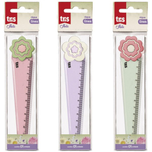 Regua De Poliestireno Tris Linea 12cm-125842-44471