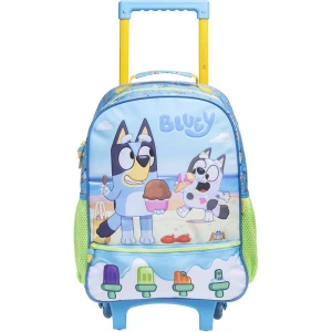 Mochila Infantil Com Rodinha Bluey X
