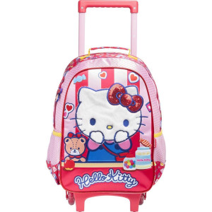 Mochila Infantil Com Rodinha Hello Kitty R-125248-70724