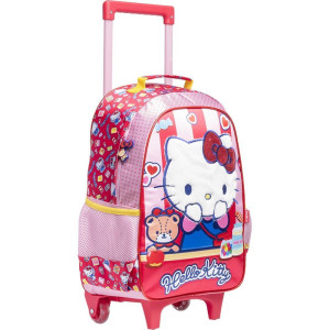 Mochila Infantil Com Rodinha Hello Kitty R-125248-88874