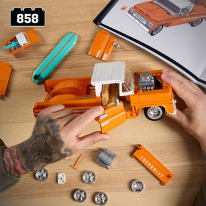 Mega Hot Wheels Chevy Pickup 62 1:16 858pcs-121171-68655