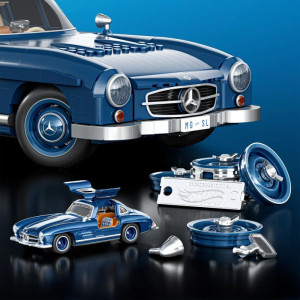 Mega Hot Wheels Mercedes-benz 300sl 1:12 1600p-121173-49107