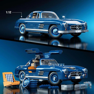Mega Hot Wheels Mercedes-benz 300sl 1:12 1600p-121173-63136