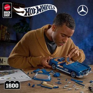 Mega Hot Wheels Mercedes-benz 300sl 1:12 1600p-121173-96043