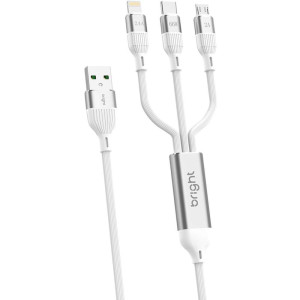 Cabo Usb Lightning Tipo-c 3 Em 1
