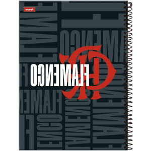 Caderno 01x1 Capa Dura Flamengo 80fls