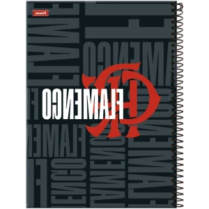 Caderno 01x1 Capa Dura Flamengo 80fls