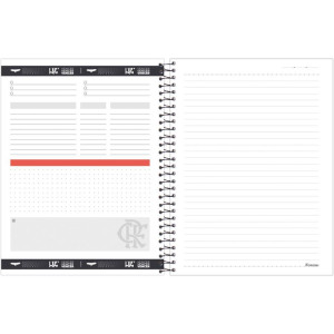 Caderno 10x1 Cp.dura Colegial Flamengo 160fls-126202-74481