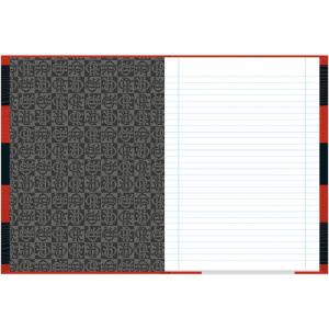 Caderno Brochura 1/4 Capa Dura Flamengo 80fls-126205-52840