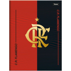 Caderno Brochura 1/4 Capa Dura Flamengo 80fls-126205-68025