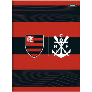 Caderno Brochura 1/4 Capa Dura Flamengo 80fls-126205-81812
