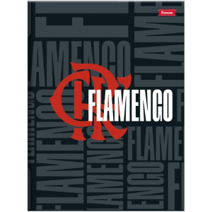 Caderno Brochura 1/4 Capa Dura Flamengo 80fls