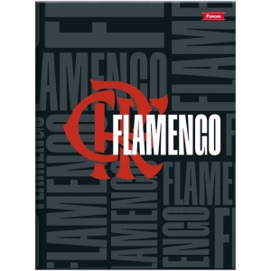 Caderno Brochura 1/4 Capa Dura Flamengo 80fls