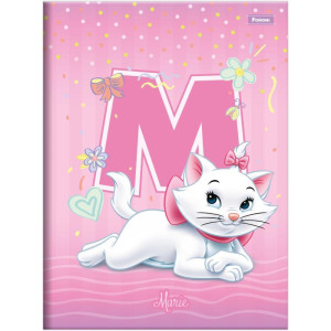 Caderno Brochura 1/4 Capa Dura Marie 80fls-126213-16033