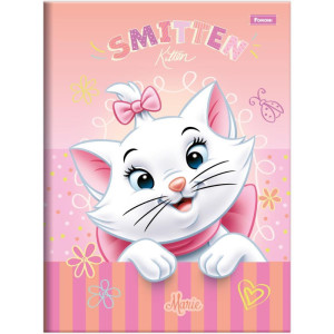 Caderno Brochura 1/4 Capa Dura Marie 80fls