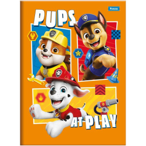 Caderno Brochura 1/4 Capa Dura Patrulha Canina 48f-126226-18851