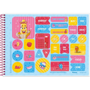 Caderno Desenho Univ Capa Dura Fini Plus 80fls.-126200-46703