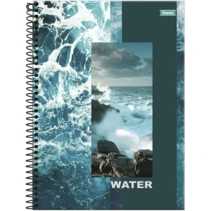 Caderno 01x1 Capa Dura 4 Elementos Mais 96fls