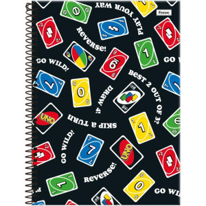 Caderno 01x1 Capa Dura Uno 80fls