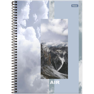 Caderno 10x1 Capa Dura 4 Elemetos Mais 200fls-126294-48337