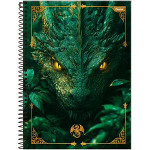 Caderno 10x1 Capa Dura Drakos 160fls-126261-53681