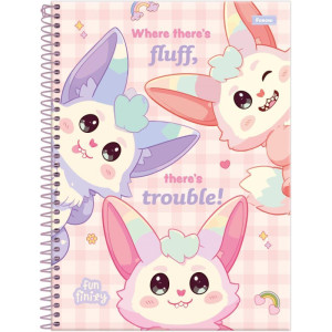 Caderno 10x1 Capa Dura Funfinily 160fls-126266-18279