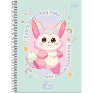 Caderno 10x1 Capa Dura Funfinily 160fls