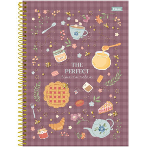Caderno 10x1 Capa Dura Milly 160f-126274-31377