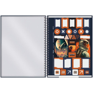 Caderno 10x1 Capa Dura Spacefly 160f-126282-69537