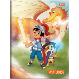 Caderno Brochurao Capa Dura Aventurinos 80f-126241-97846