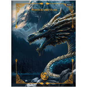 Caderno Brochurao Capa Dura Drakos 80fls-126263-66630