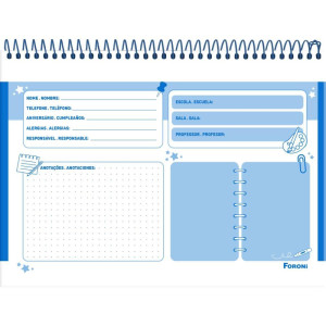 Caderno Desenho Univ Capa Dura Aventurinos Meia Pauta 40f-126249-65939