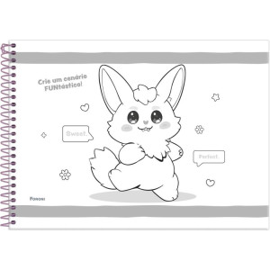 Caderno Desenho Univ Capa Dura Funfinily 80fls-126268-69084