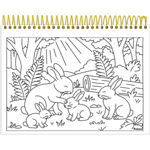 Caderno Desenho Univ Capa Dura Milly Para Colorir 24fls-126275-72523